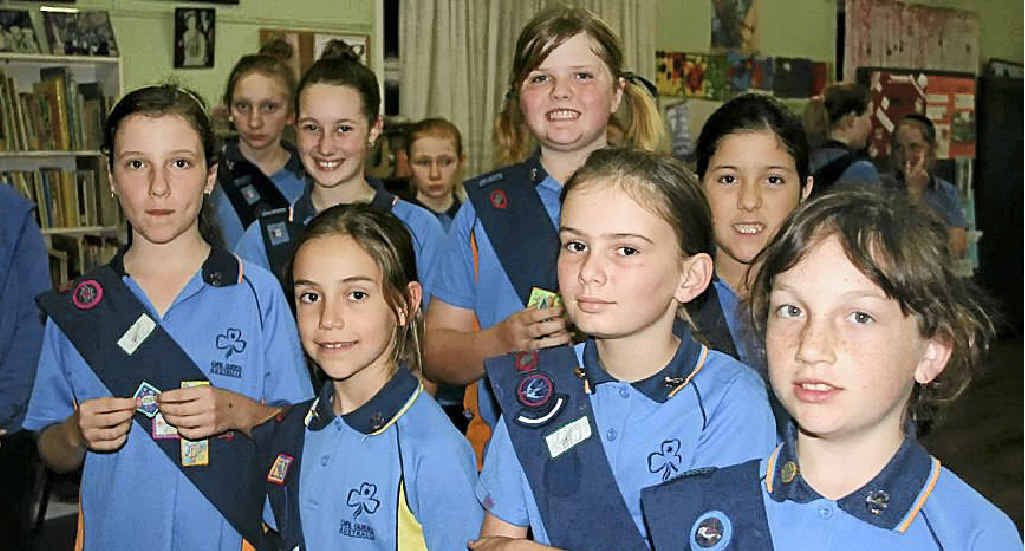 There were awards all around for dedicated 1st Gympie Girl Guides on Tuesday night. There were awards all around for dedicated 1st Gympie Girl Guides on Tuesday night.